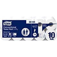 Tork 3065 Rollos de papel higiénico Premium compatibles con el sistema higiénico de rollos pequeños Tork T4- 6 paquetes…